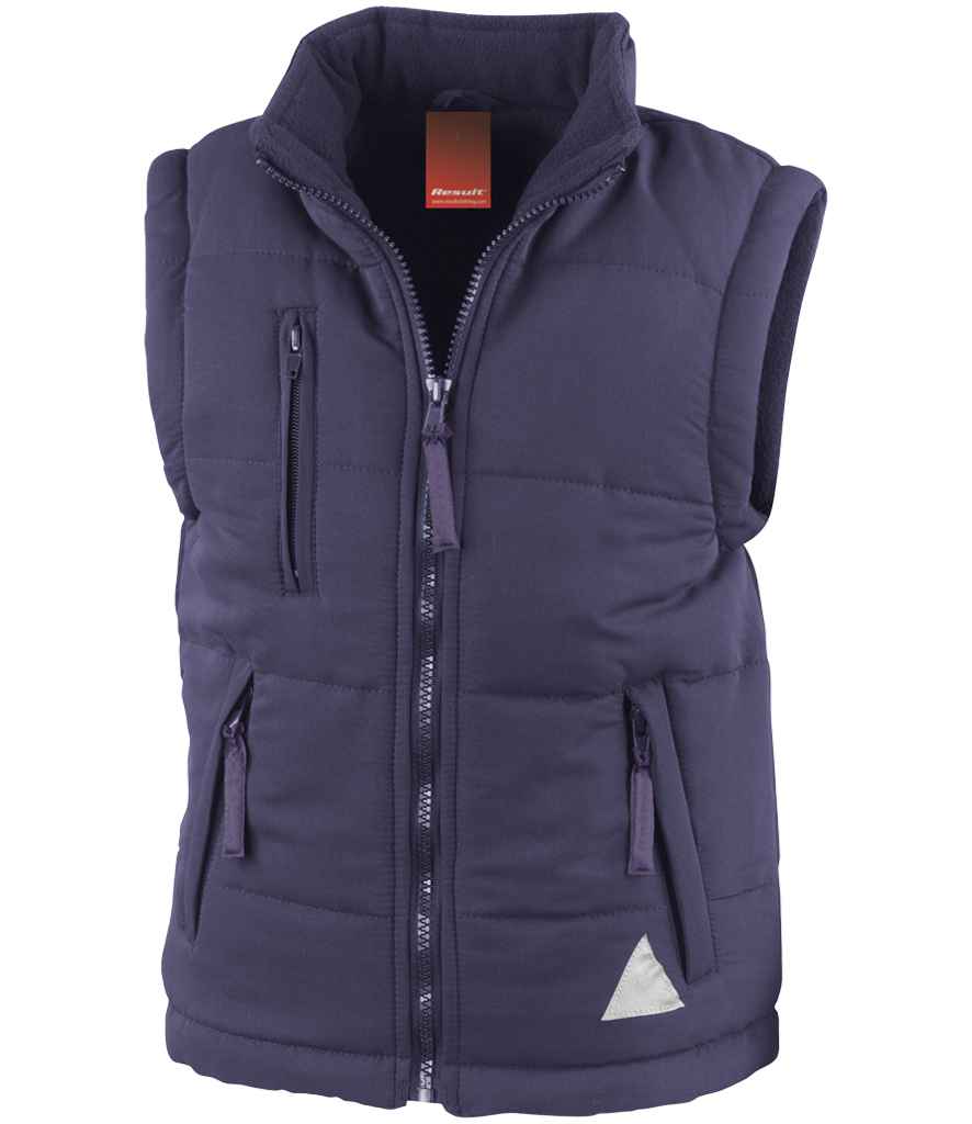 HAWKSPORTS Kids Ultra Padded Bodywarmer front view