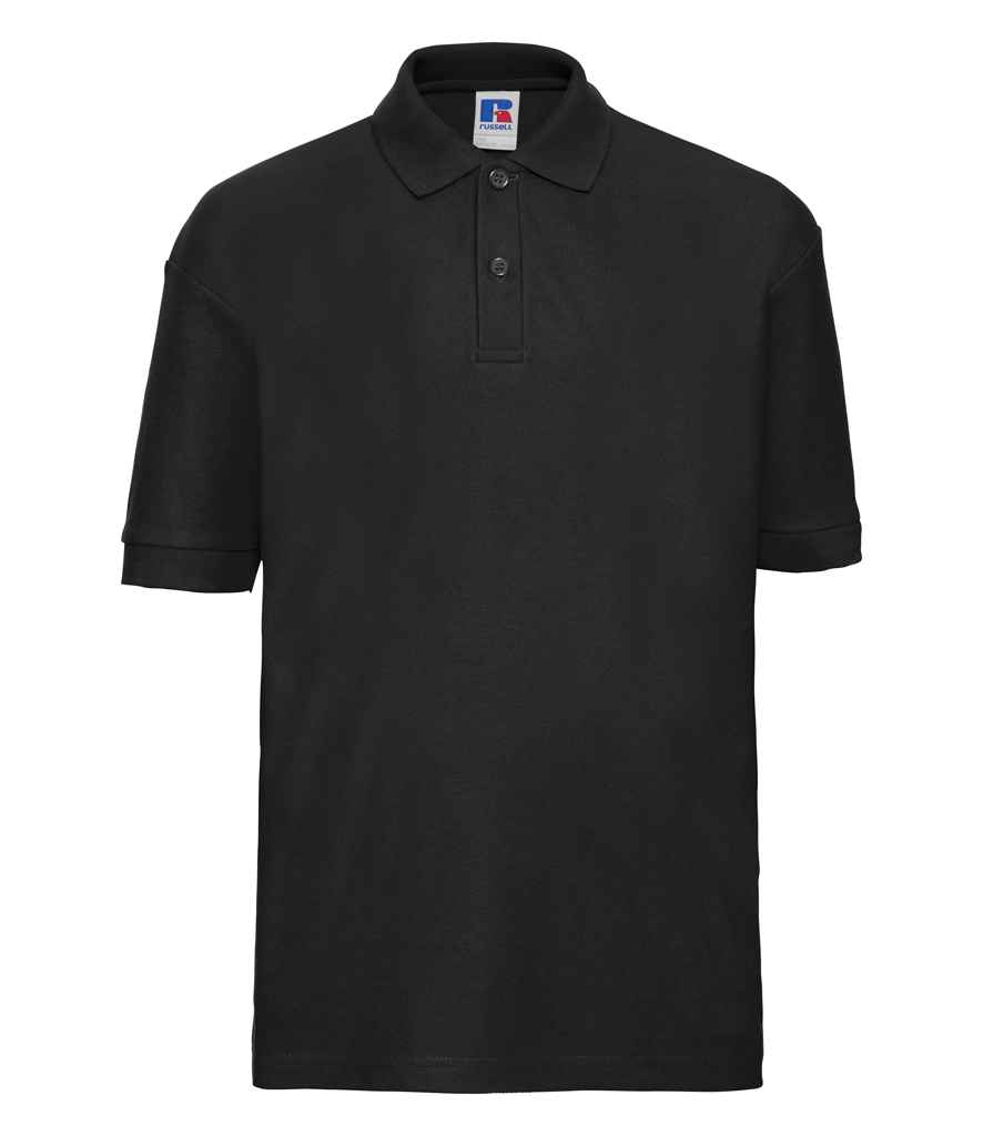 Kids Poly/Cotton Piqué Polo Shirt front view