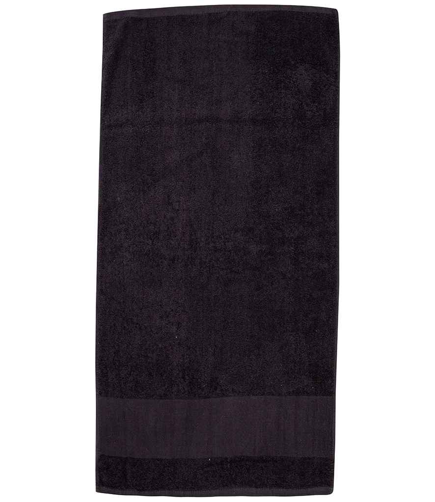 Printable Border Bath Towel front view