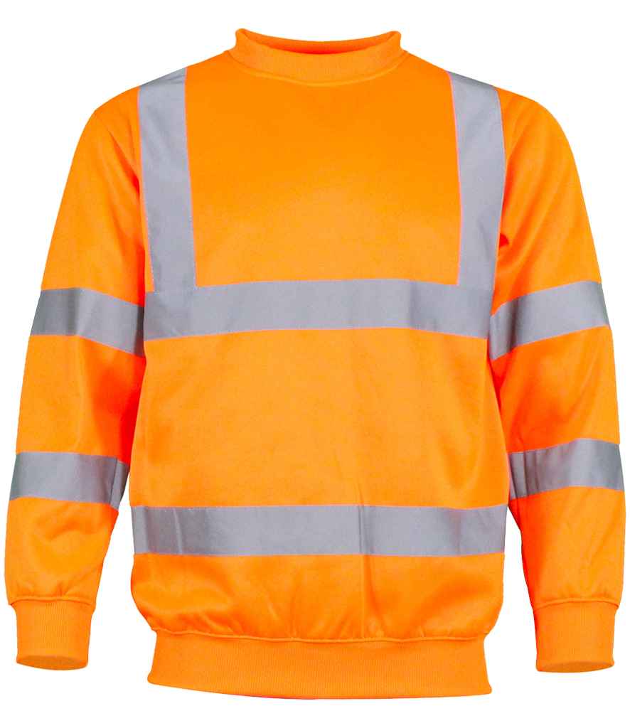 Warrior Hi-Vis Sweatshirt front view