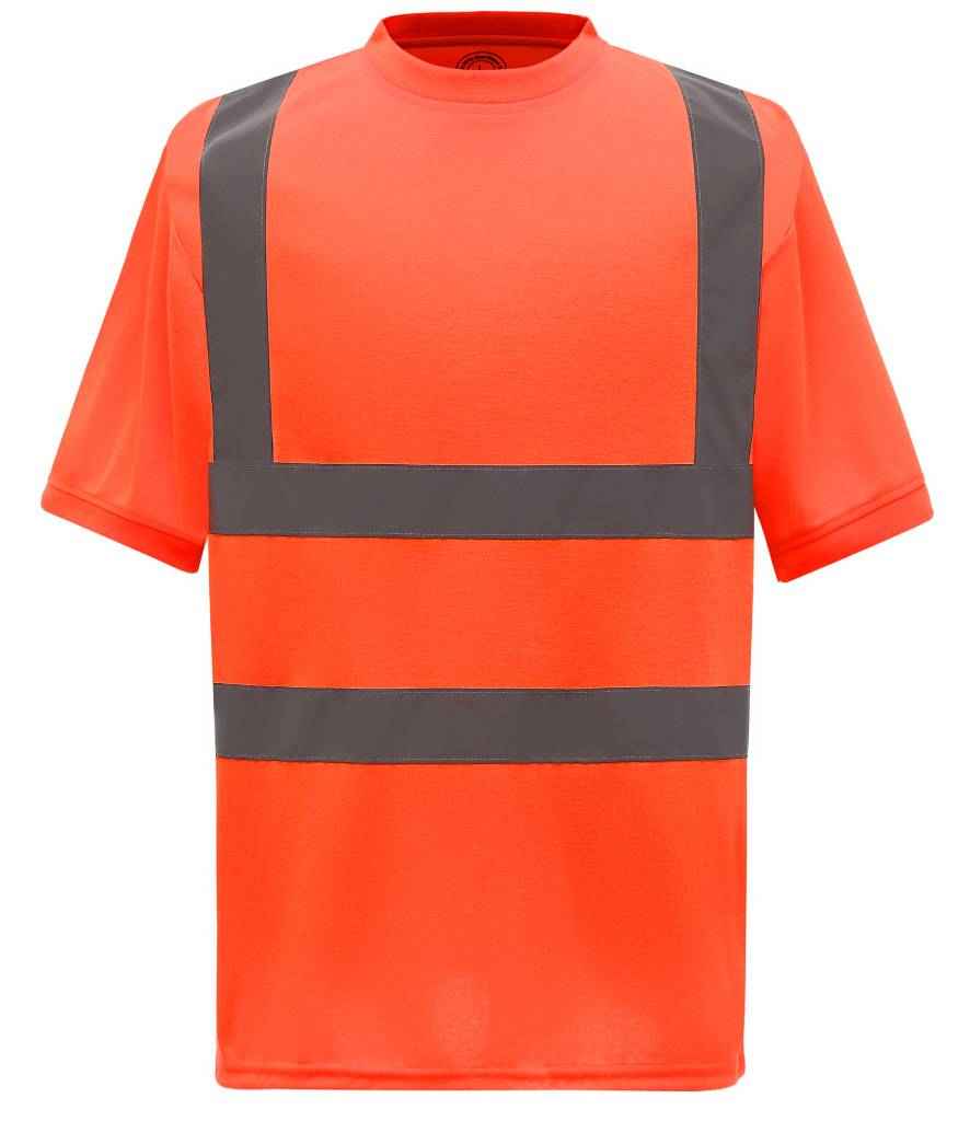 Yoko Hi-Vis Short Sleeve T-Shirt front view