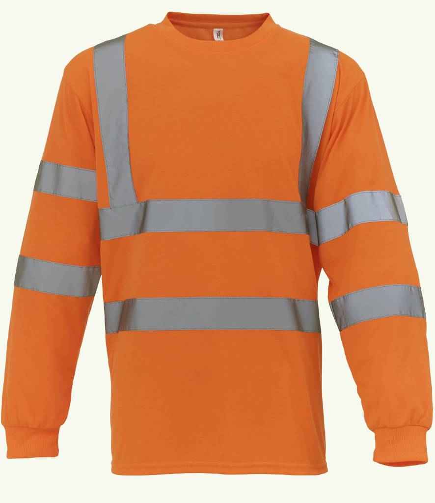 Yoko Hi-Vis Long Sleeve T-Shirt front view