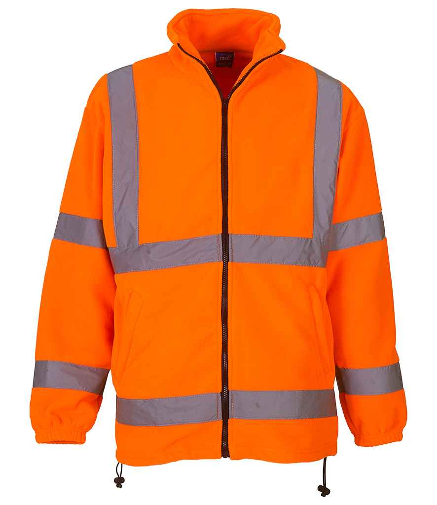Yoko Hi-Vis Heavyweight Fleece Jacket front view