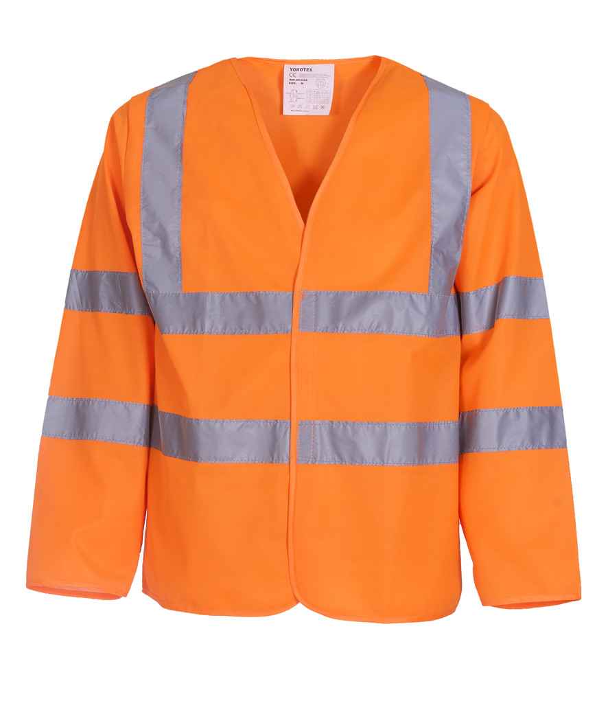 Yoko Hi-Vis Long Sleeve Jacket front view