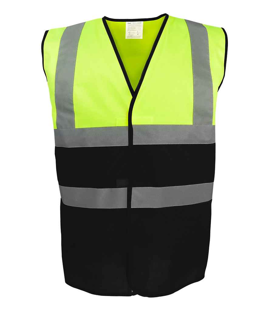 Yoko Two Tone Waistcoat front view