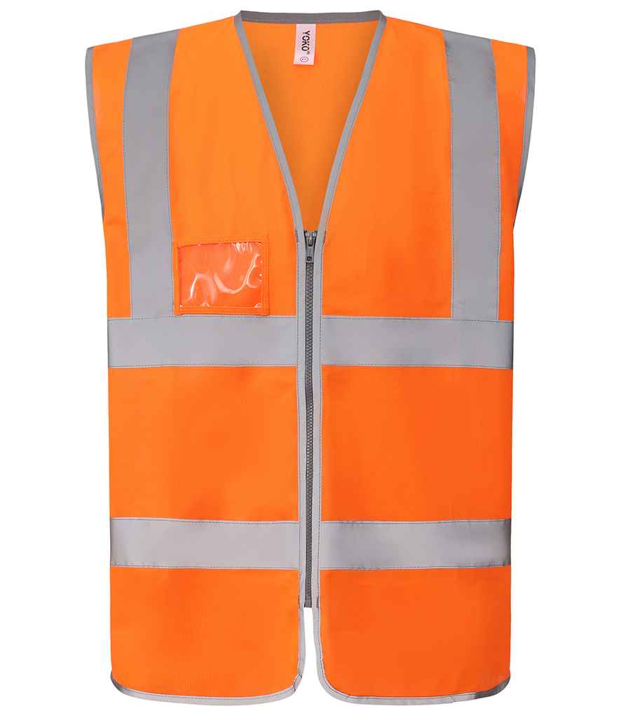 Yoko Zip ID Two Band & Braces Waistcoat front view