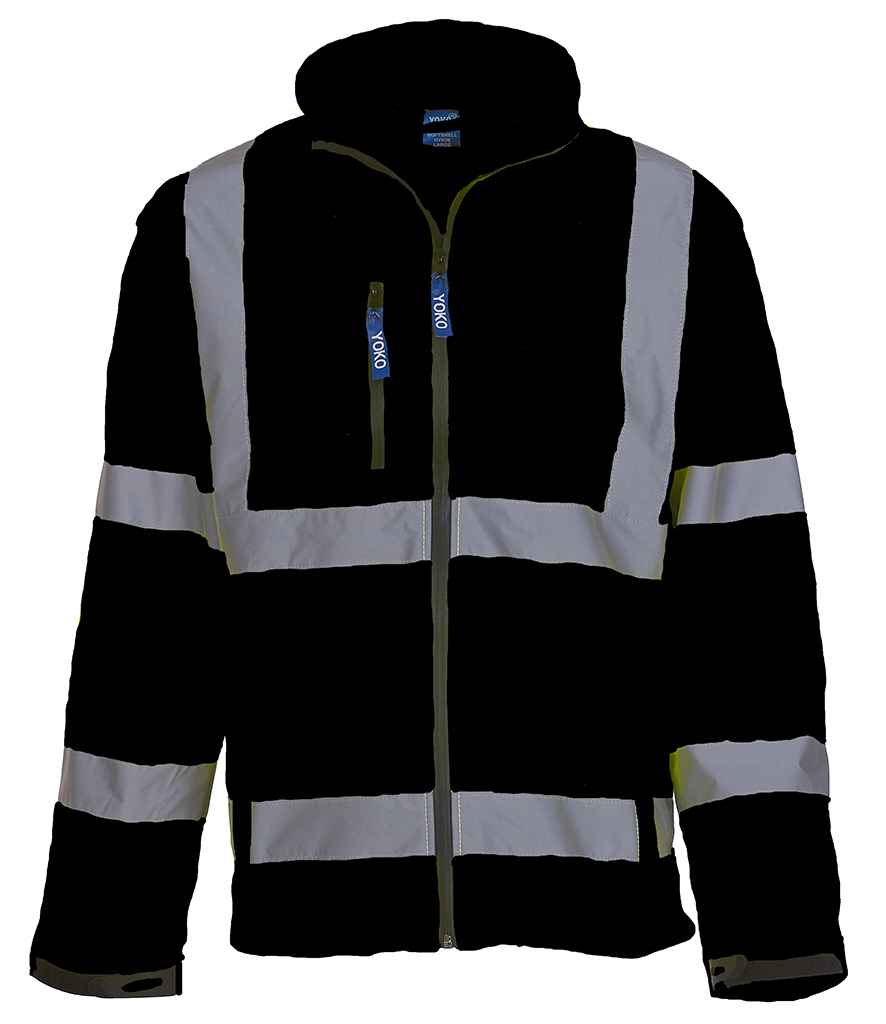 Yoko Hi-Vis Soft Shell Jacket front view