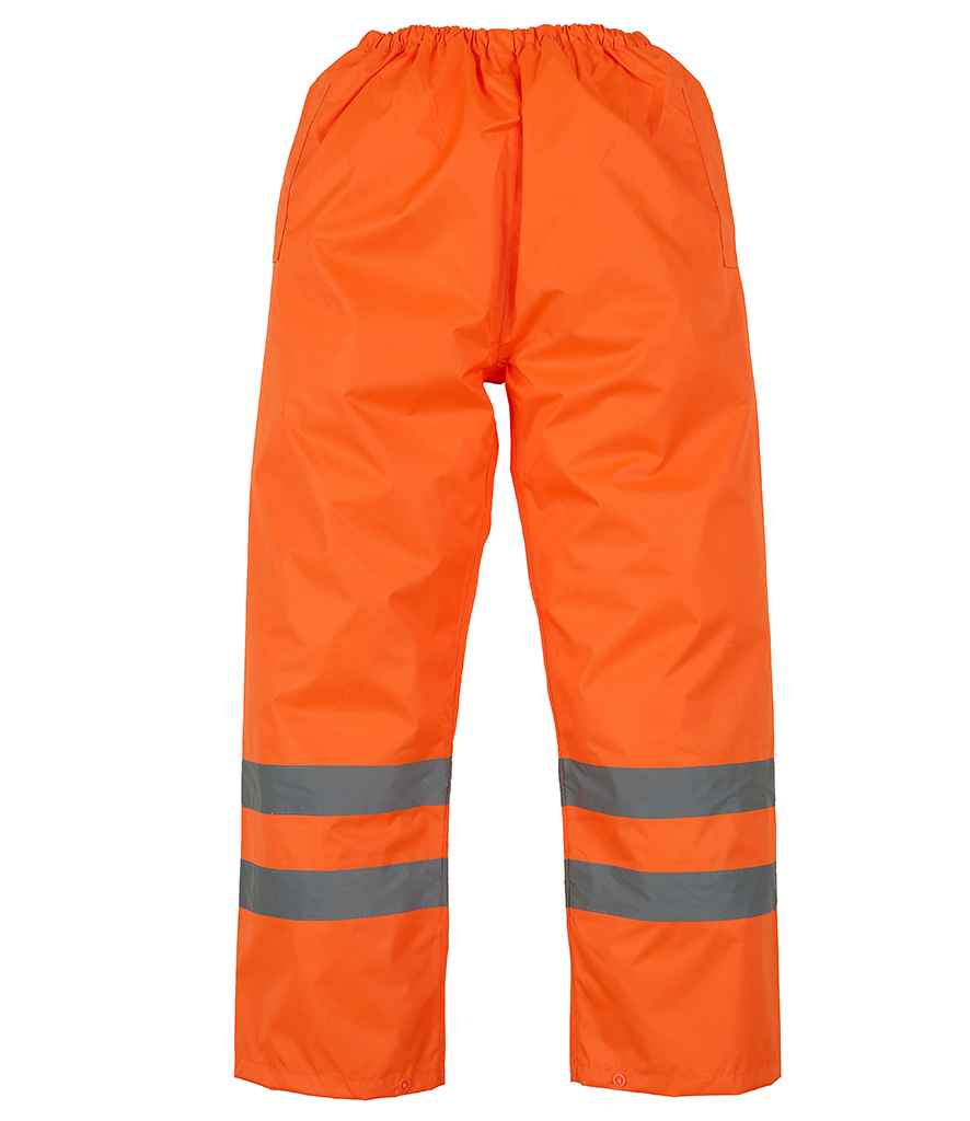 Yoko Hi-Vis Waterproof GO/RT Overtrousers front view