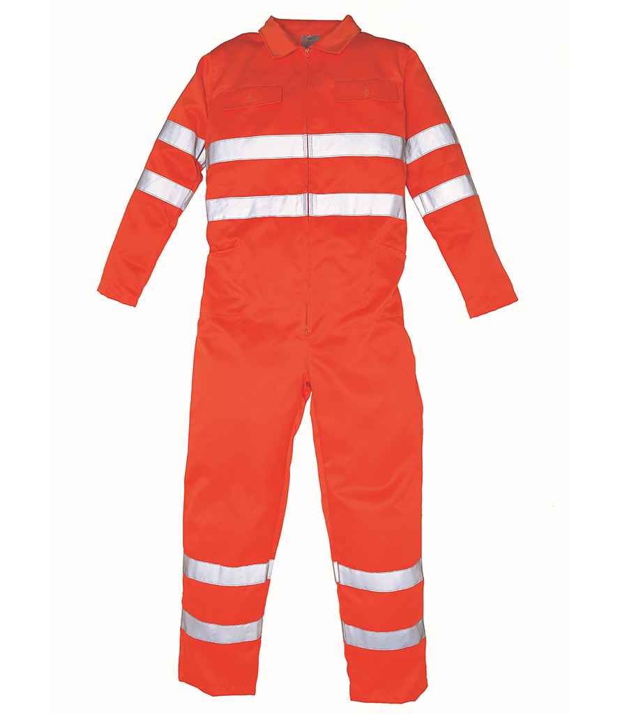 Yoko Hi-Vis Poly/Cotton Coverall front view