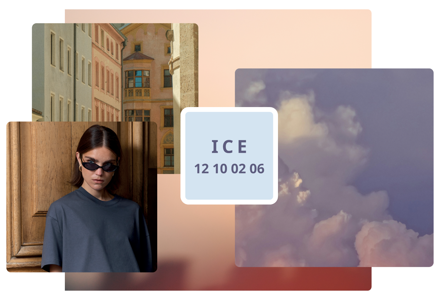 Washed out moodboard