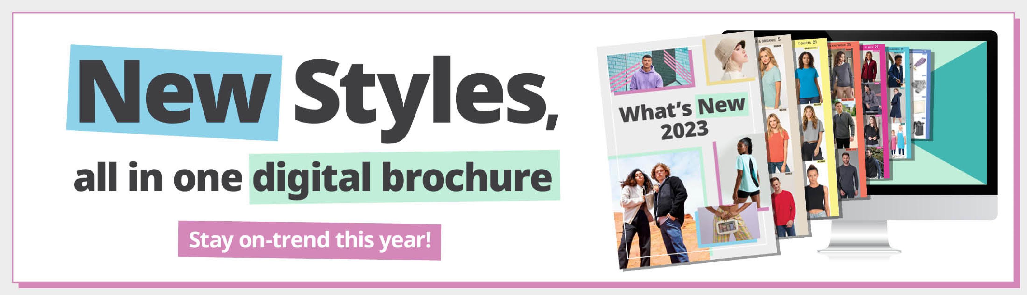 New styles, all in one digital brochure