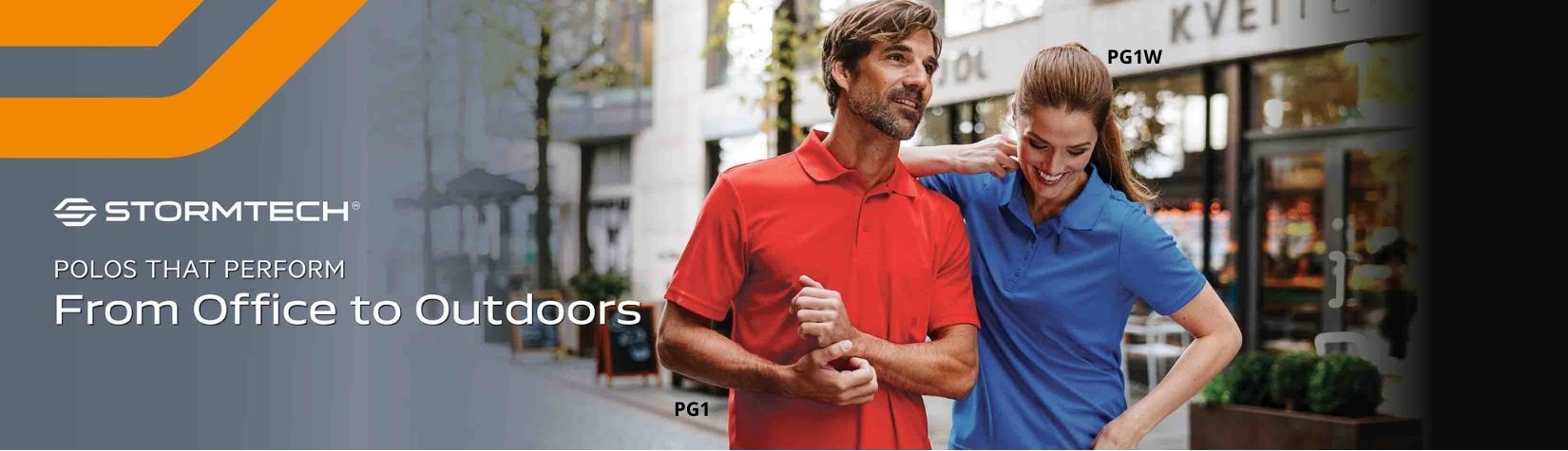 Versatile polos from Stormtech