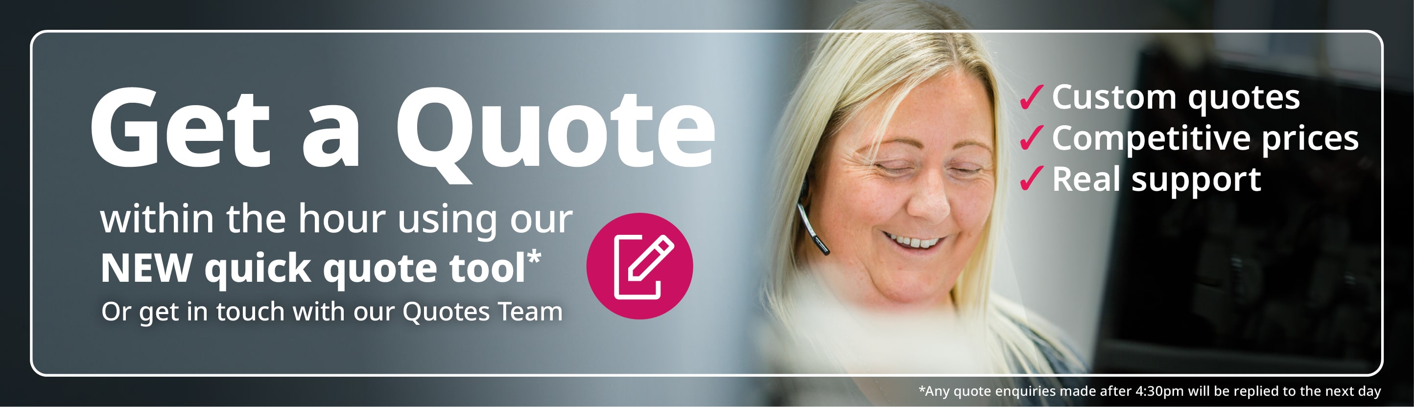 Get a quick quote today