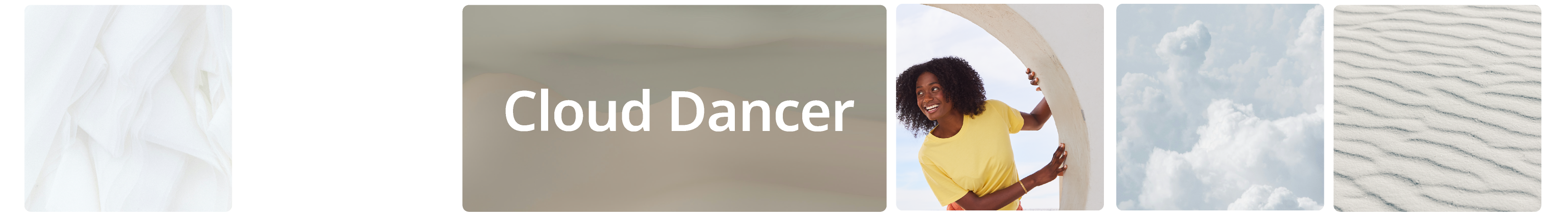Cloud Dancer colour trend banner