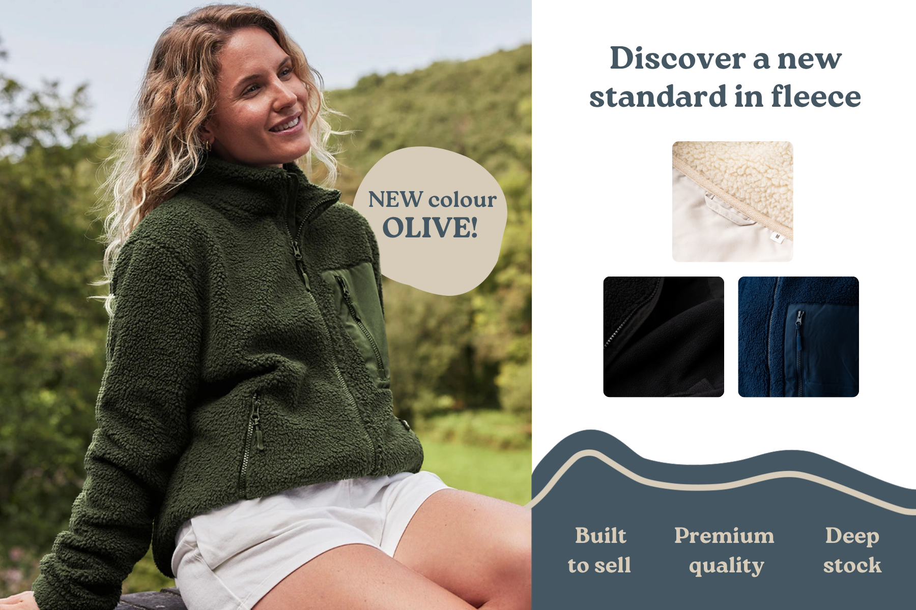 Ravine premium borg fleece usps