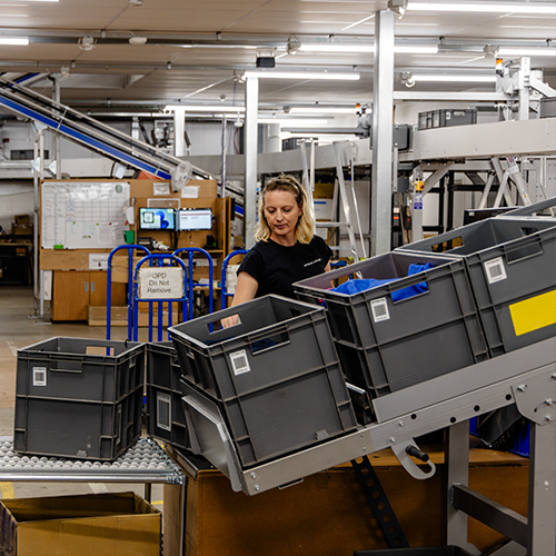 Your orders, powered by cleaner energy