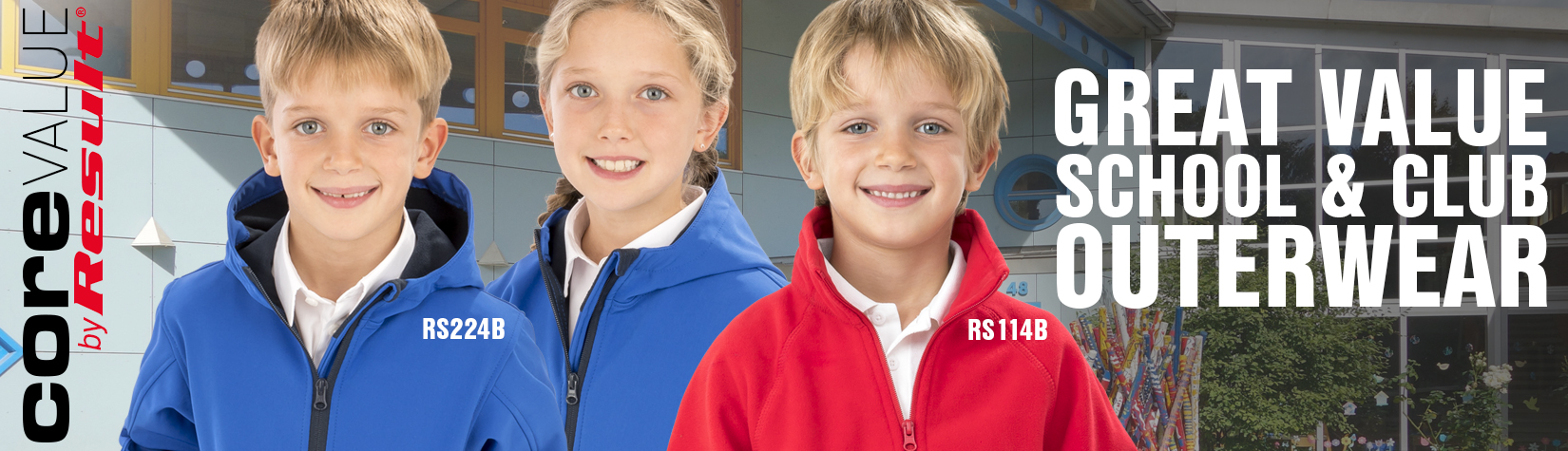 Great value kids' outerwear by Result 