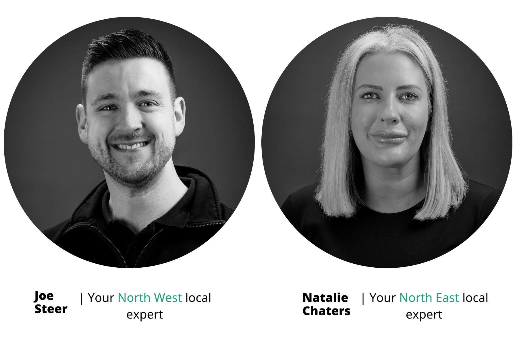 Joe North West local expert & Natalie North East Local Expert