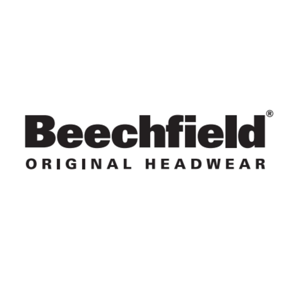 Beechfield logo headwear brand available at PenCarrie