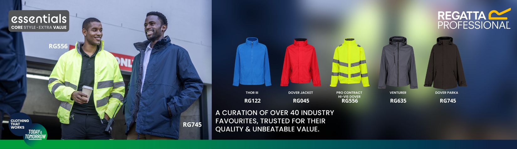 Regatta industry leading jackets